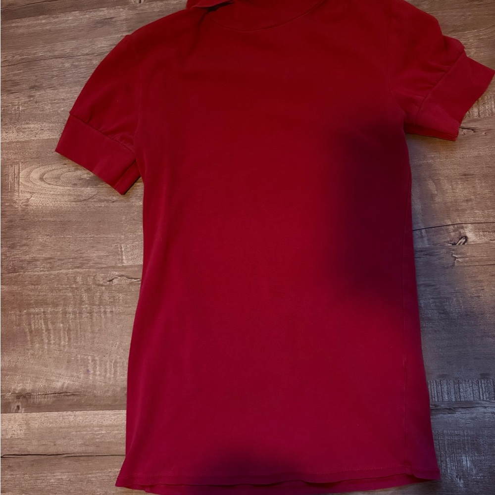 Tee Shop Vibrant Red Polo Shirt